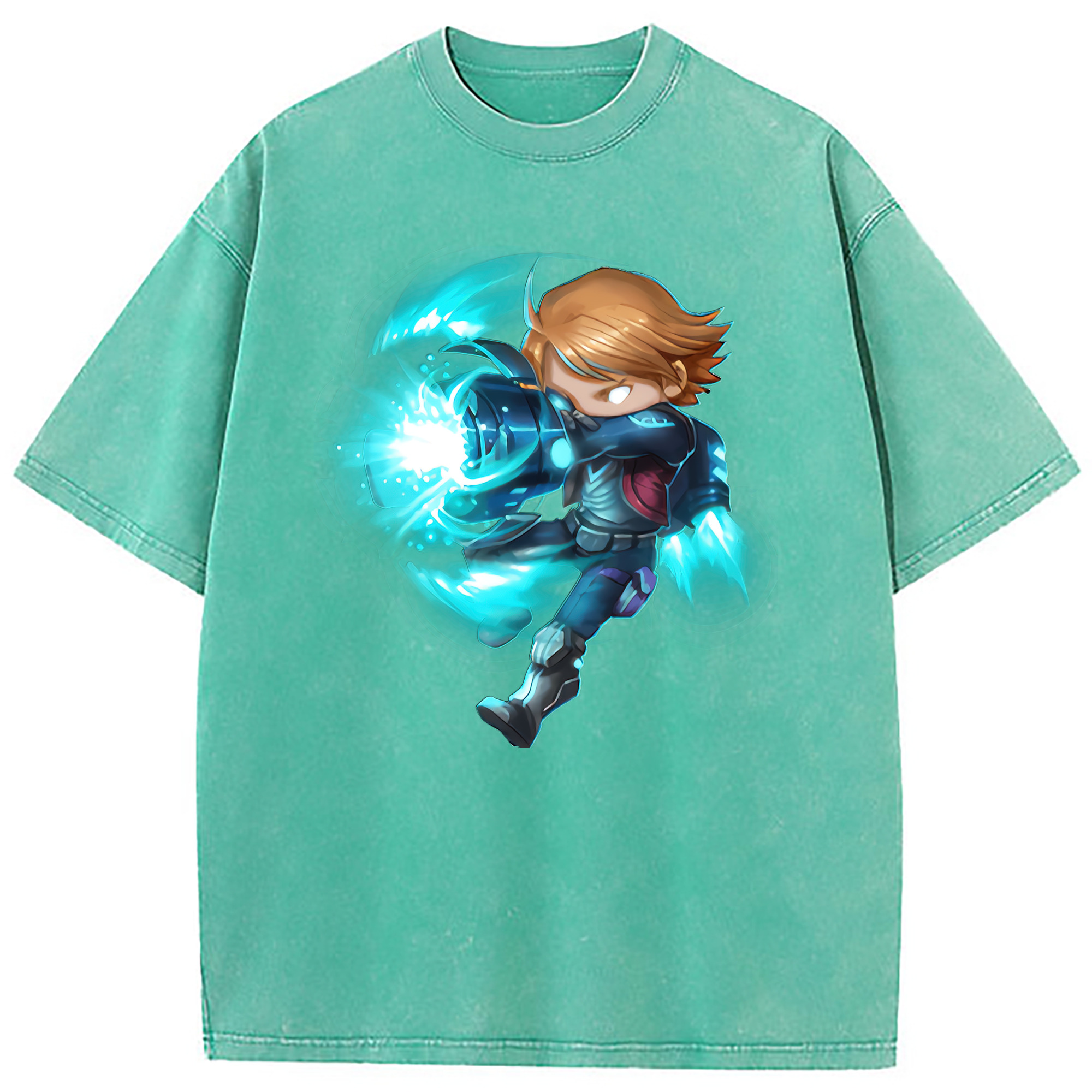 （画像用） リーグ・オブ・レジェンド League of Legends LOL 綿100% ヴィンテージ風 半袖Tシャツ（フロントプリント）